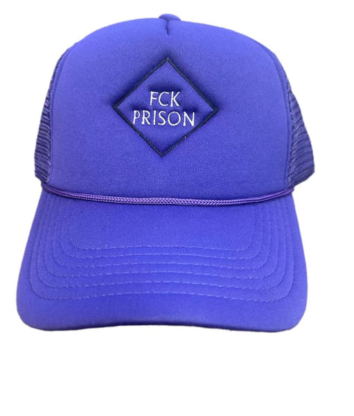 FCK PRISON ‘PURPLE’ TRUCKER HAT